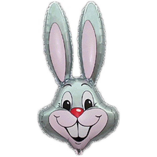 MICROFOIL - Konijn Hoofd Grijs - FX14" leeg