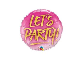 MICROFOIL - Let's Party - 9 inch - Qualatex - Airfilled