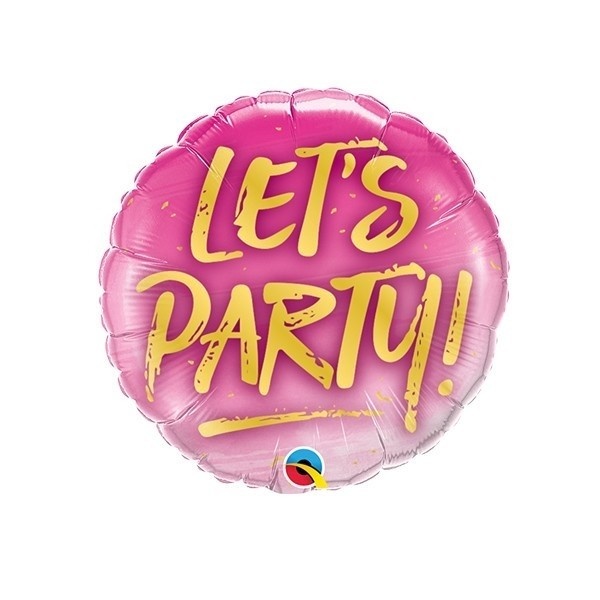 MICROFOIL - Let's Party - 9 inch - Qualatex - VOL