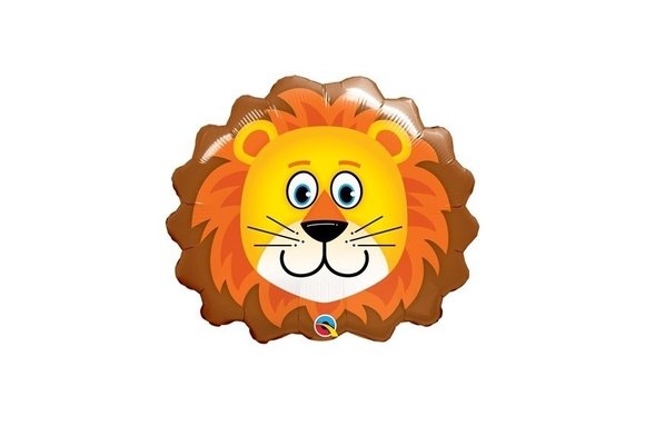MICROFOIL - Lovable Lion - 14 inch - Qualatex - Airfilled