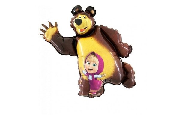 MICROFOIL - Masha en de Beer - 14 inch - Grabo