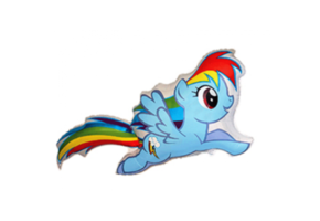 MICRO - Rainbow Dash - 14 inch - Flex - VOL