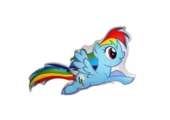SALE > MICROFOIL - Rainbow Dash - 14 inch - Flex