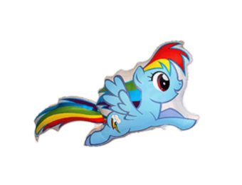 SALE > MICROFOIL - Rainbow Dash - 14 inch - Flex
