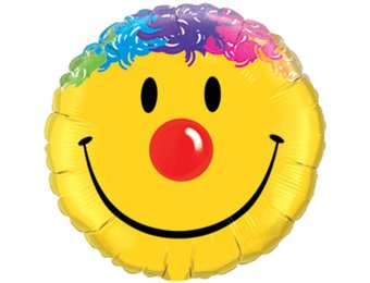 MICROFOIL - Smile Face - 9 inch - Qualatex - Airfilled