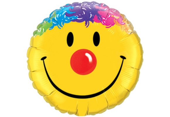 MICROFOIL - Smile Face - 9 inch - Qualatex - Airfilled