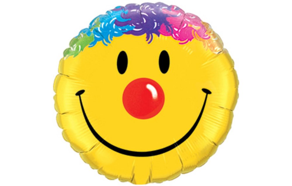 MICROFOIL - Smile Face - 9 inch - Qualatex
