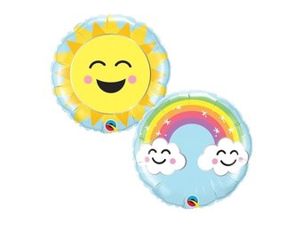 MICROFOIL - Sunshine Rainbow - 9 inch - Qualatex - Airfilled