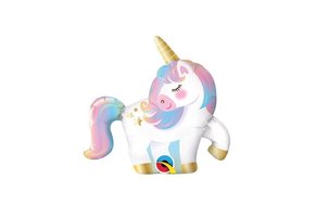 MICROFOIL - Unicorn Pink & Blue - 14 inch - Qualatex