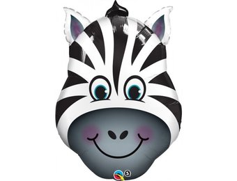 MICRO - Zany Zebra - 14 inch - Qualatex -Airfilled
