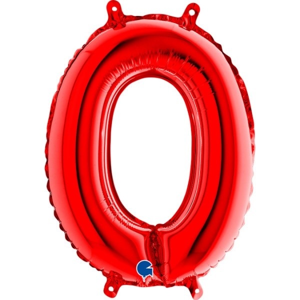 Cijfer Mini Red 0 - 14"/36cm zelfsluitend