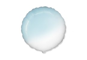 SALE > Round - Ombre Pastel Blue - 32 inch - FLEX - 2 stuks