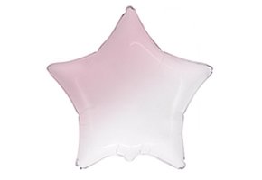 Star - Ombre Pastel Pink - 18 inch - Flex - 5 stuks