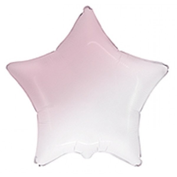 Star - Ombre Pastel Pink - 18 inch - Flex - 5 stuks