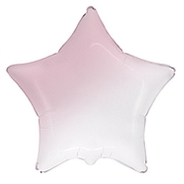 Ster - Ombre Pastel Pink - 32 inch - Flex - 2 stuks