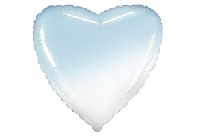 Heart - Ombre Pastel Blue FX32"/81cm