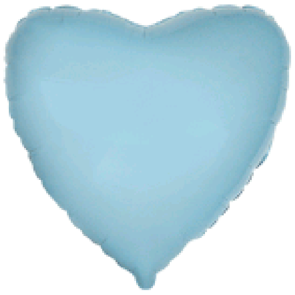 Heart - Light Blue - 18 inch - 5 stuks