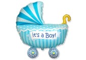 Baby Buggy Boy - Bright Blue FX 24"/61cm