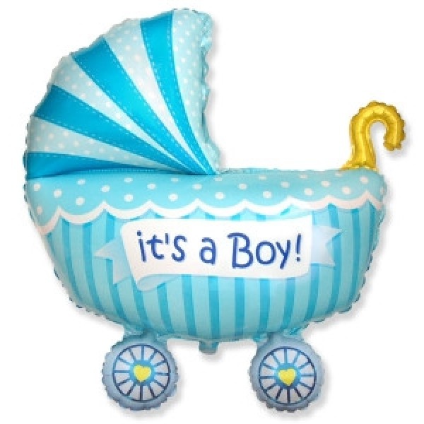 Baby Buggy Boy - Bright Blue FX 24"/61cm