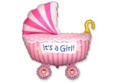 Baby Buggy Girl - Hot Pink FX 24"/61cm