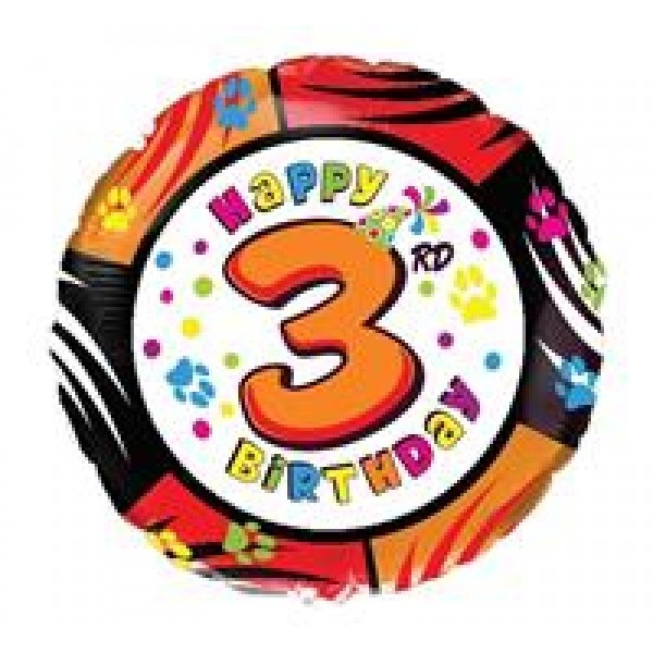 Happy Birthday 3 - FX 18"/45cm