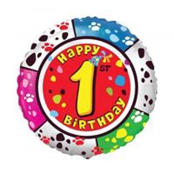 Happy Birthday 1 - FX 18"/45cm