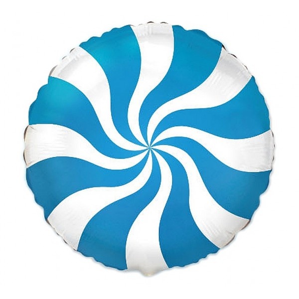SALE > Candy Swirl Blauw - 18 Inch - Flex