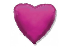 Heart - Fuchsia FX18"/45cm - 5pcs