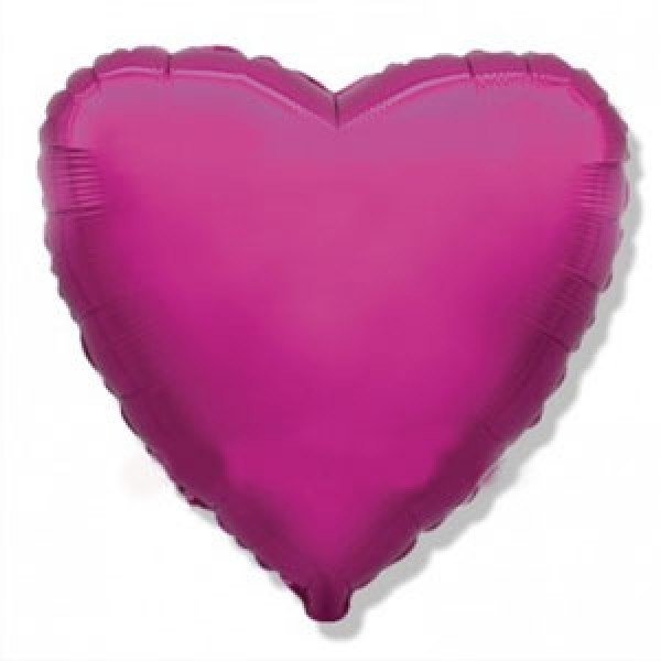 Heart - Fuchsia - 18 inch - Flex - 5 stuks