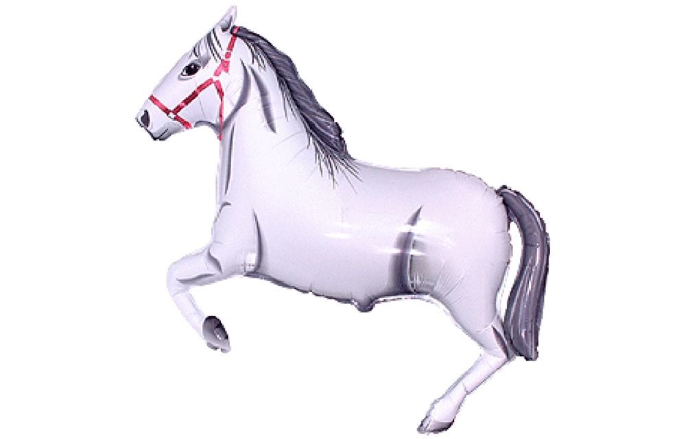 Paard/Horse - Wit - 32 inch - Flex
