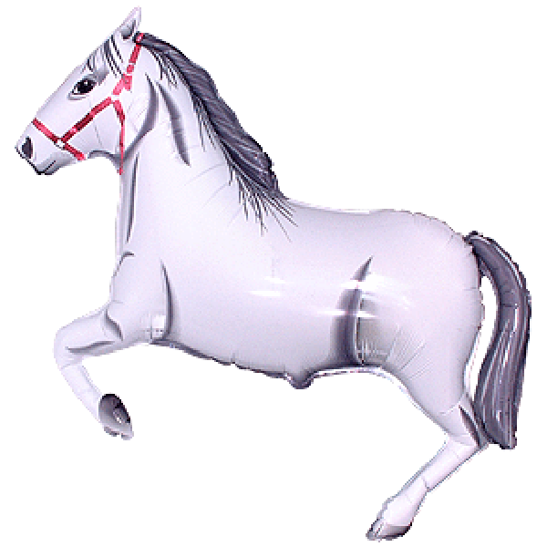 Paard/Horse Wit - FX 32"/81cm