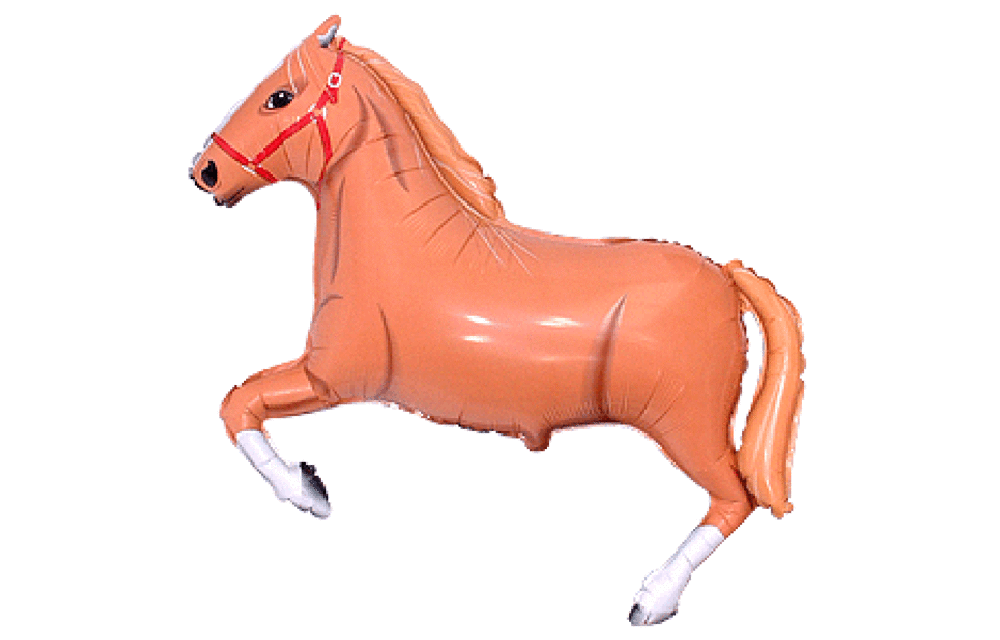 Paard/Horse - Licht Bruin - 24 inch - Flex