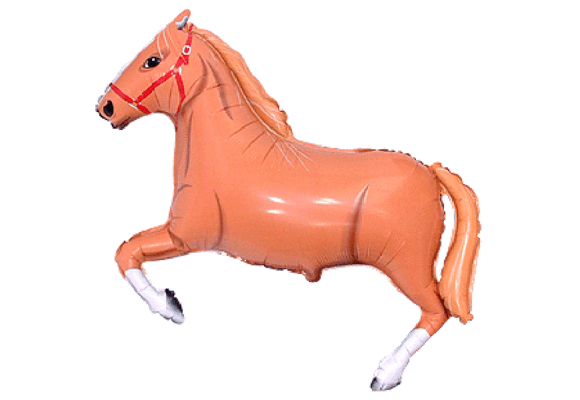 Paard/Horse - Licht Bruin - 24 inch - Flex