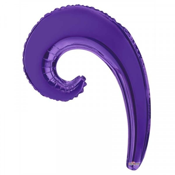 Curly Wave - Purple - K14" - leeg - 5 stuks