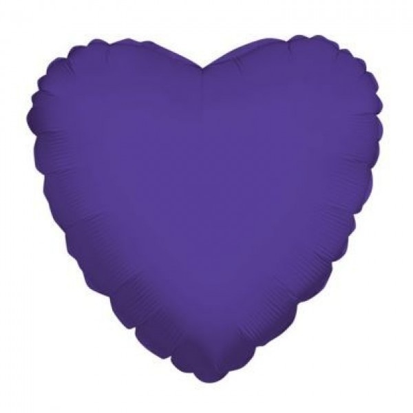 Heart - Purple Violet - K18"/45cm VP