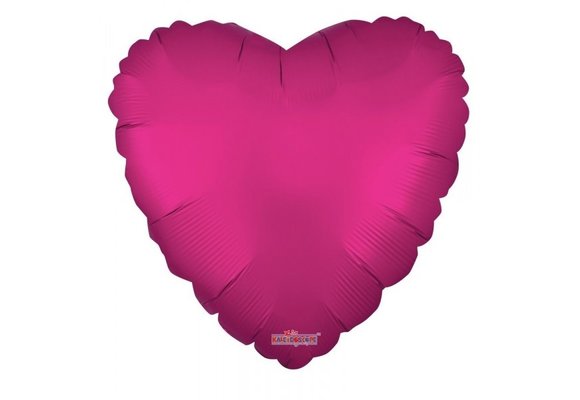 Heart - Matte Fuchsia - 18 inch - Kaleidoscope