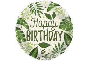 ECO - Birthday - Nature Leaves - 18 inch - Kaleidoscope
