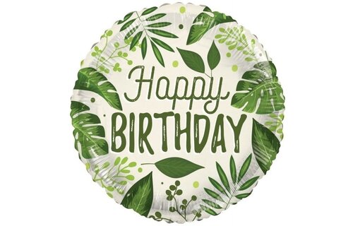 ECO - Birthday - Nature Leaves - 18 inch - Kaleidoscope