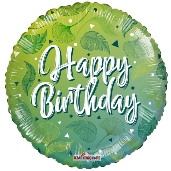 ECO - Birthday Green Motifs - K18"