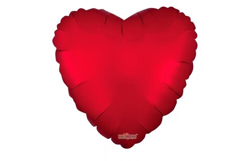 Heart - Matte Red - K18"/45cm - VP