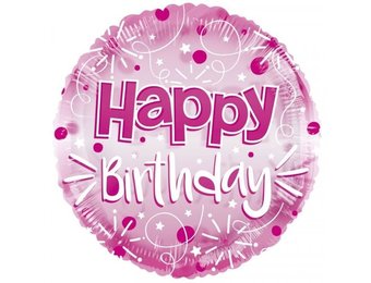 Clearview - Happy Birthday - Pink - K24"