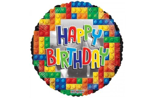 Happy Birthday - Lego - 18 inch - Kaleidoscope