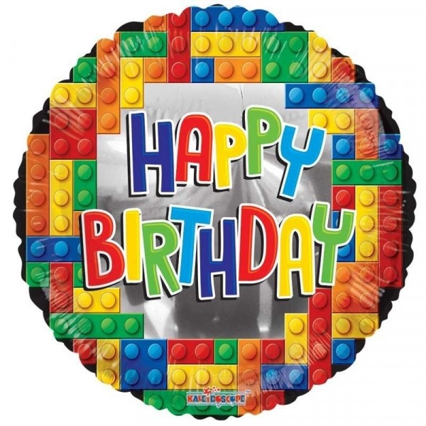 Happy Birthday - Lego - 18 inch - Kaleidoscope