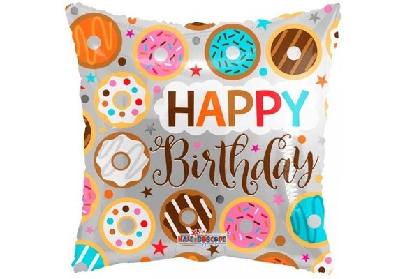 Pillow - Birthday Donuts - K18"