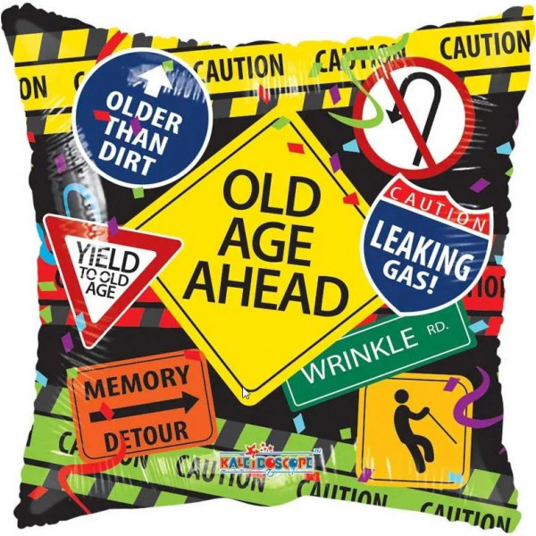 Pillow - Old Age Ahead - K18"