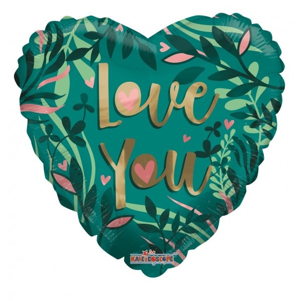 ECO - Heart - Love Green Leaves - 18 inch - K.