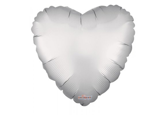 Heart - Matte Silver - 18 inch - Kaleidoscope