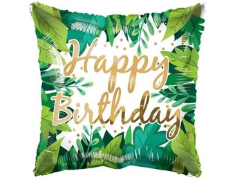 SALE > ECO - Pillow Birthday - Leaves - 18 inch - K