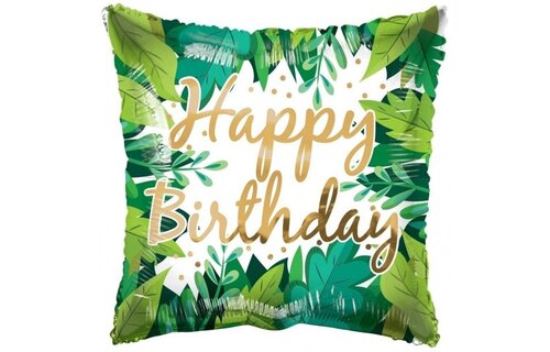 ECO - Pillow Birthday Leaves - K18"