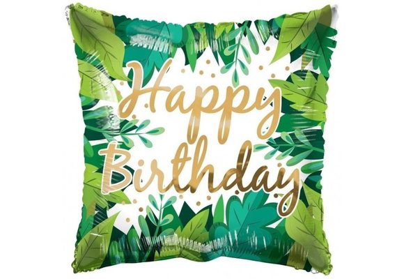 SALE > ECO - Pillow Birthday - Leaves - 18 inch - K
